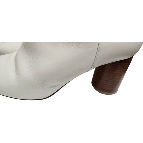 SANDRO Authentic off white Sacha boots/ Ankle Boots Size EU39/US8.5 - Picture 9 of 14